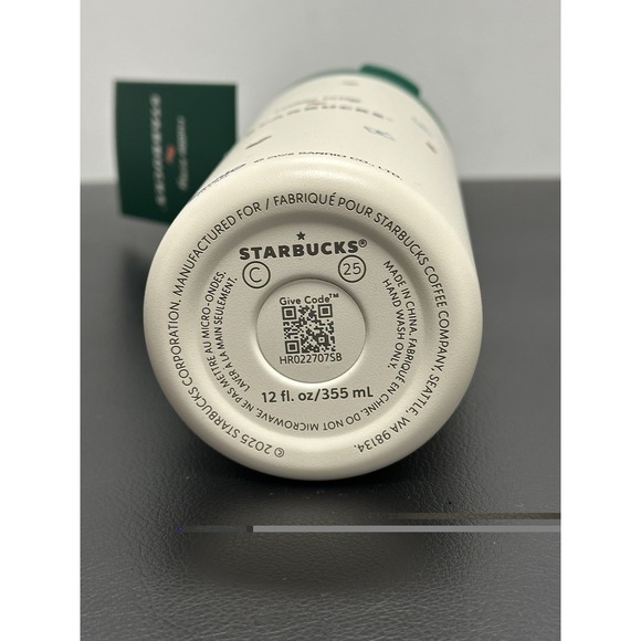 2025 Starbucks Hello Kitty Stainless Tumbler 355ml 12oz Limited Edition New 2025 - Picture 6 of 6